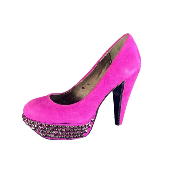 Sam Edelman Fuschia Platform Pumps - Picture 8 of 14